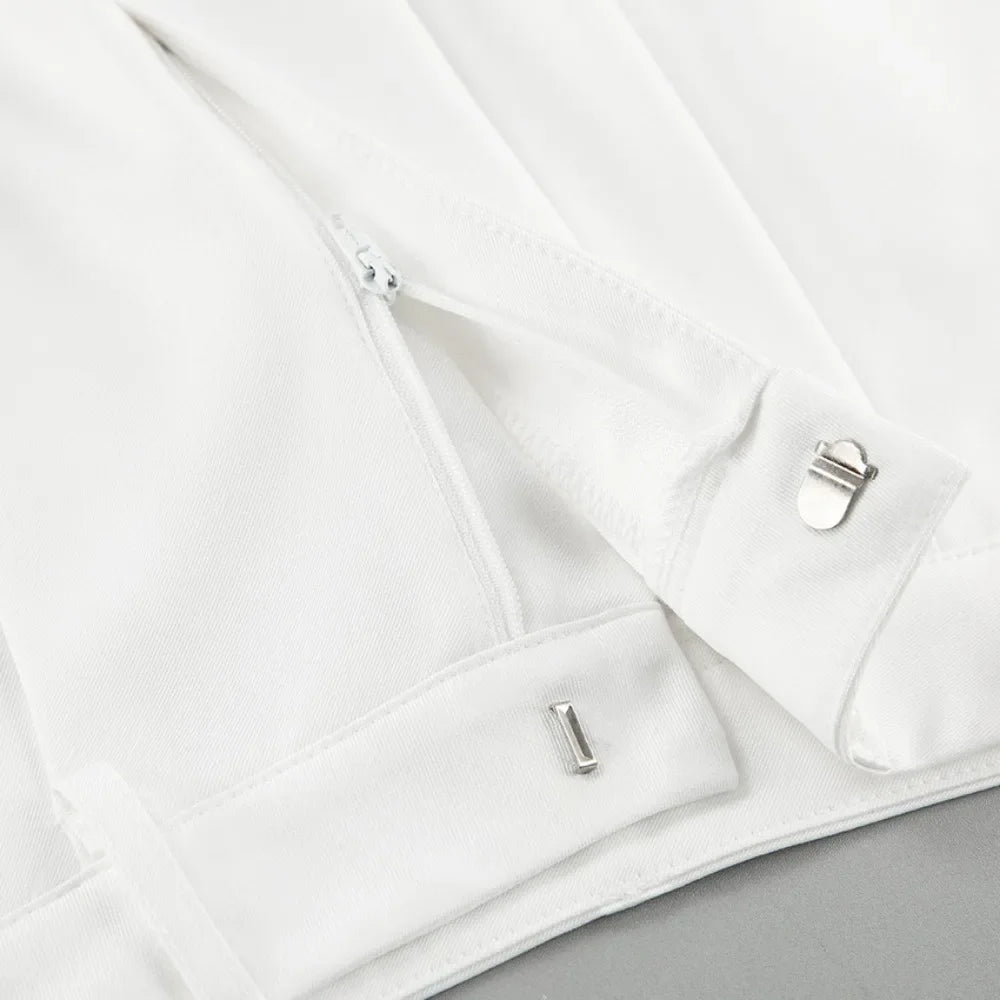 SEAME - Annabelle Wide Leg Pants White S