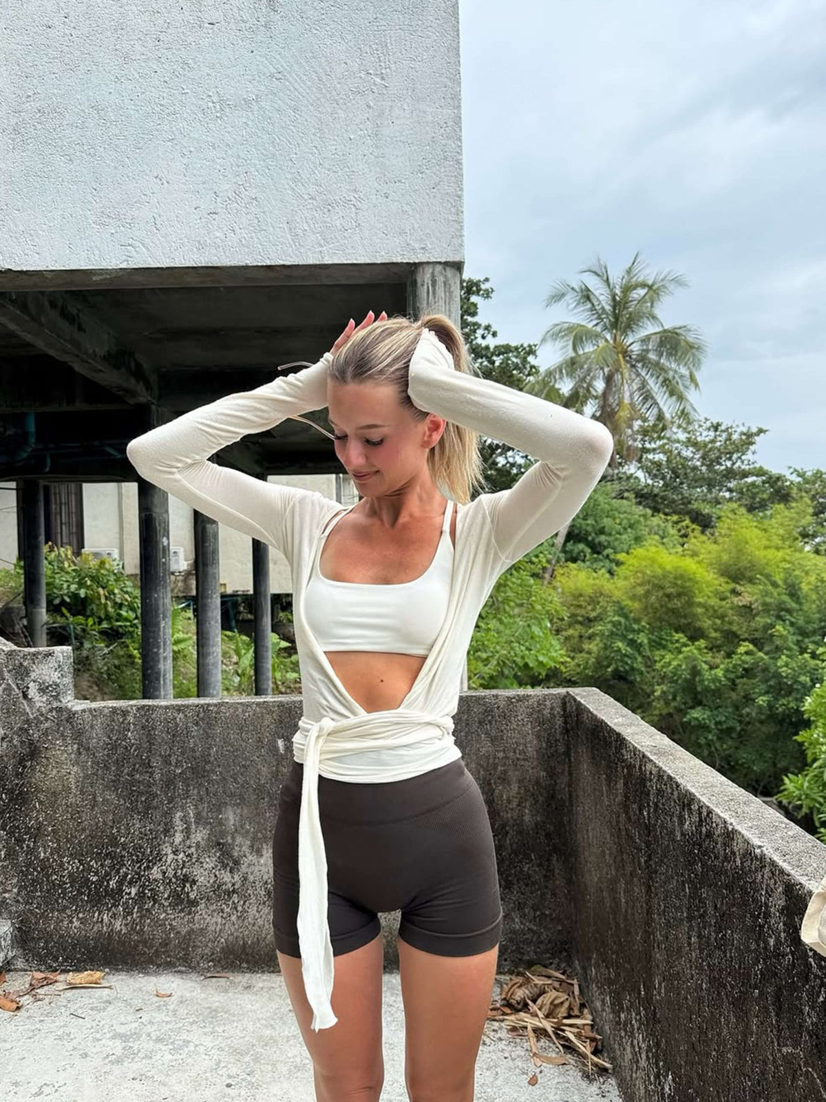 Seame - Celine Pilates Top Black S