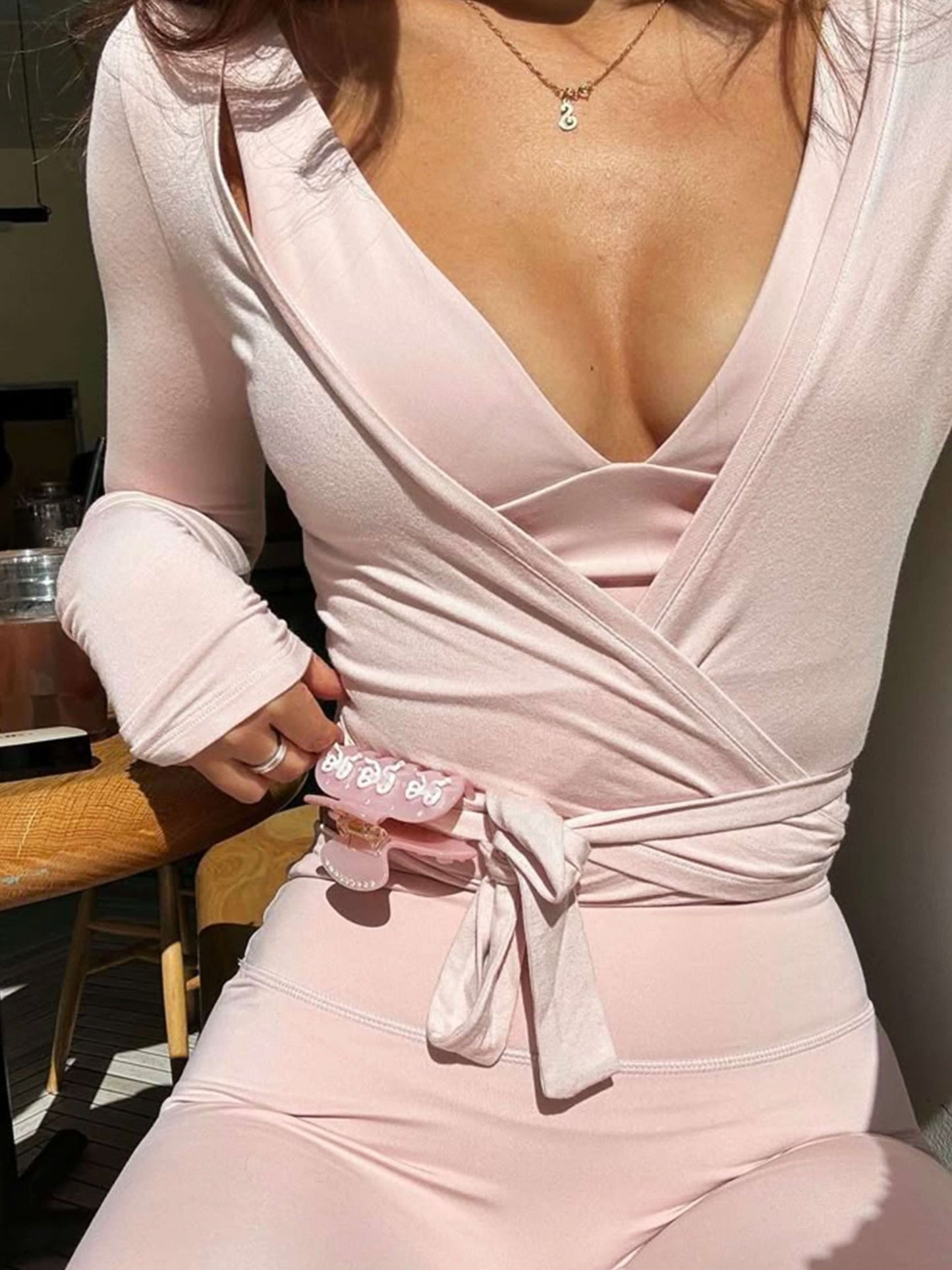 Seame - Celine Pilates Top Black S