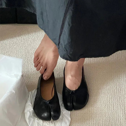 SEAME - Abigail Vegan Leather Flats Black 36