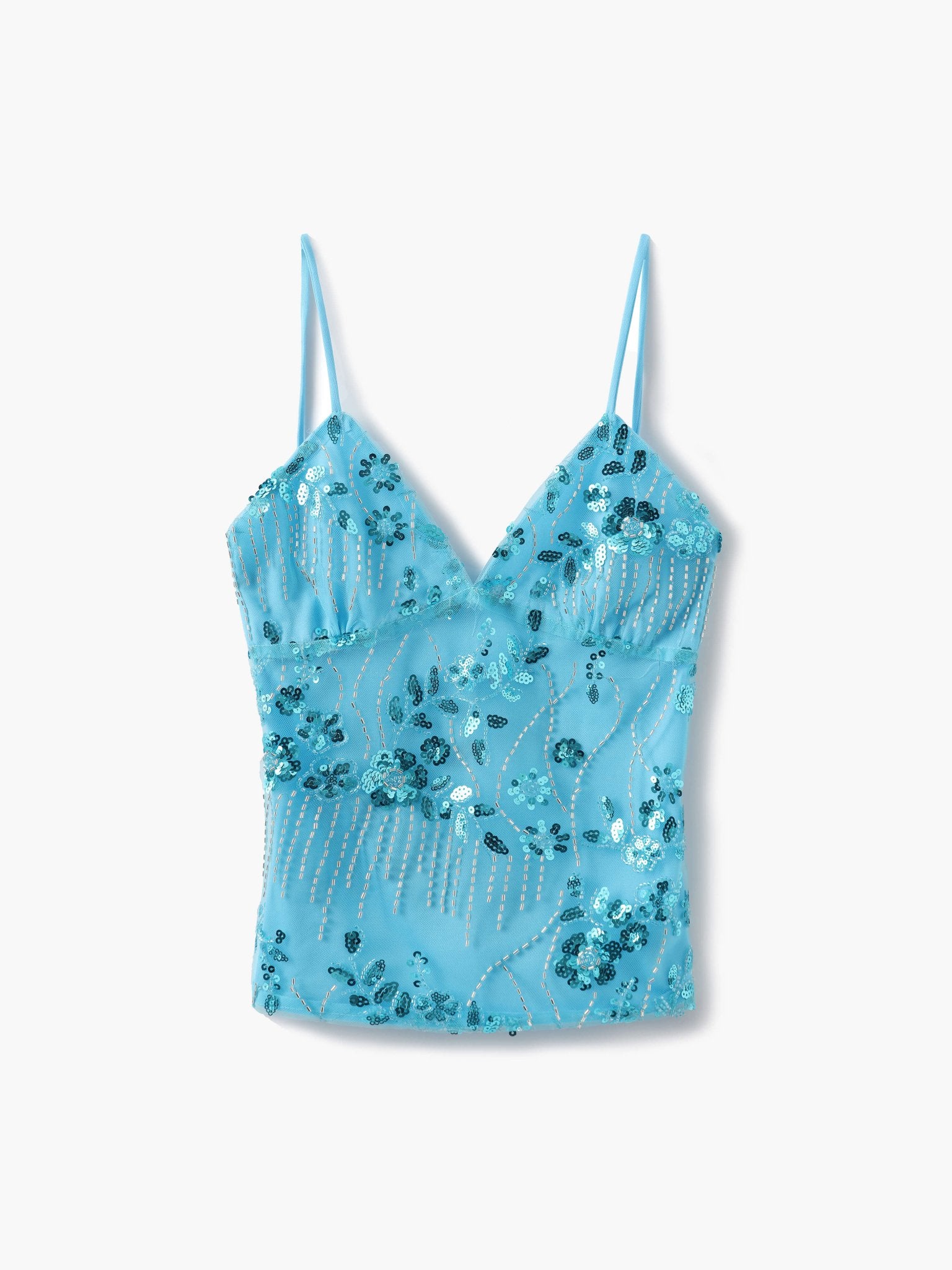 Seame - Shila embellished Top Blue S