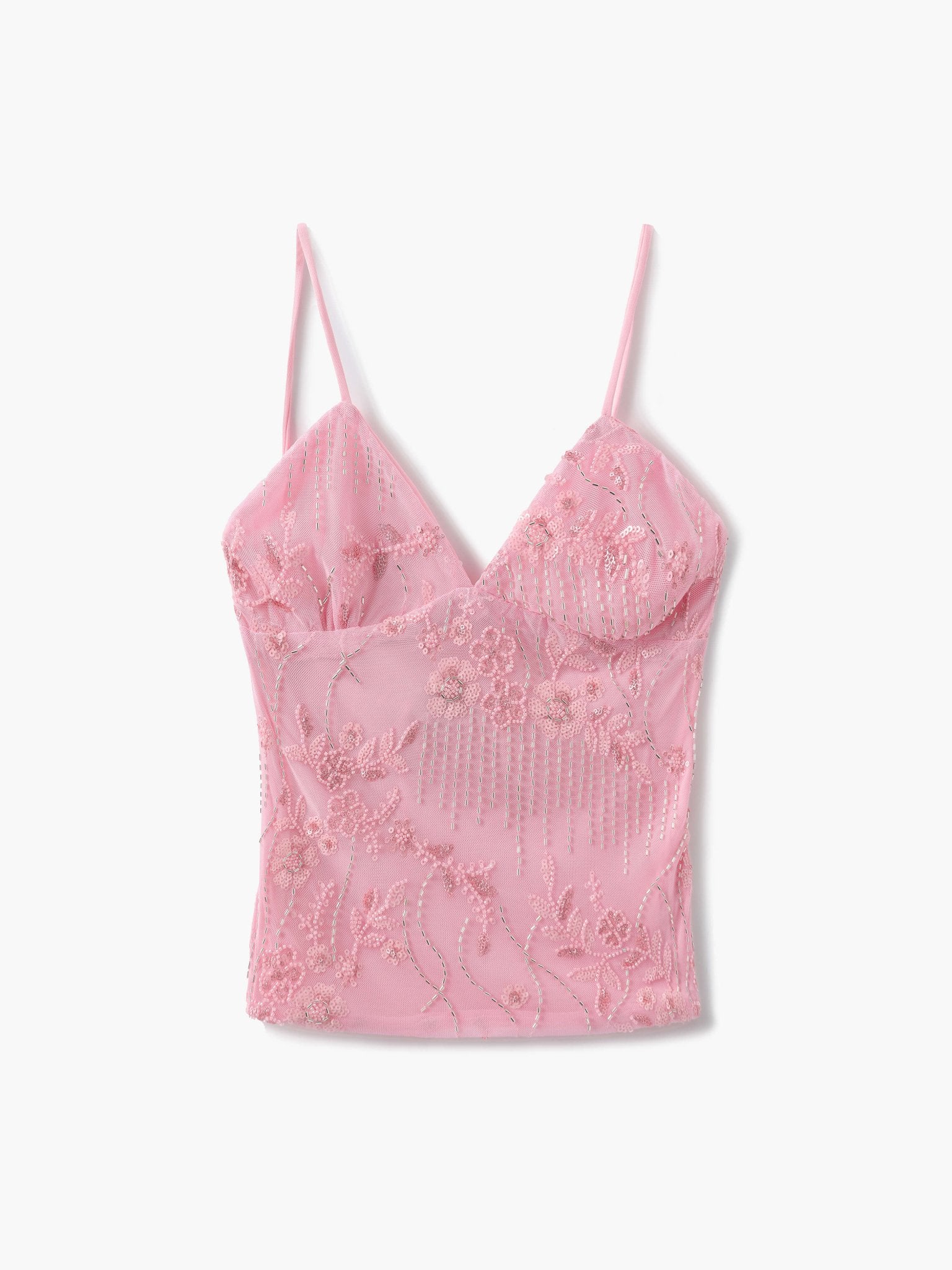 Seame - Shila embellished Top Light Pink S